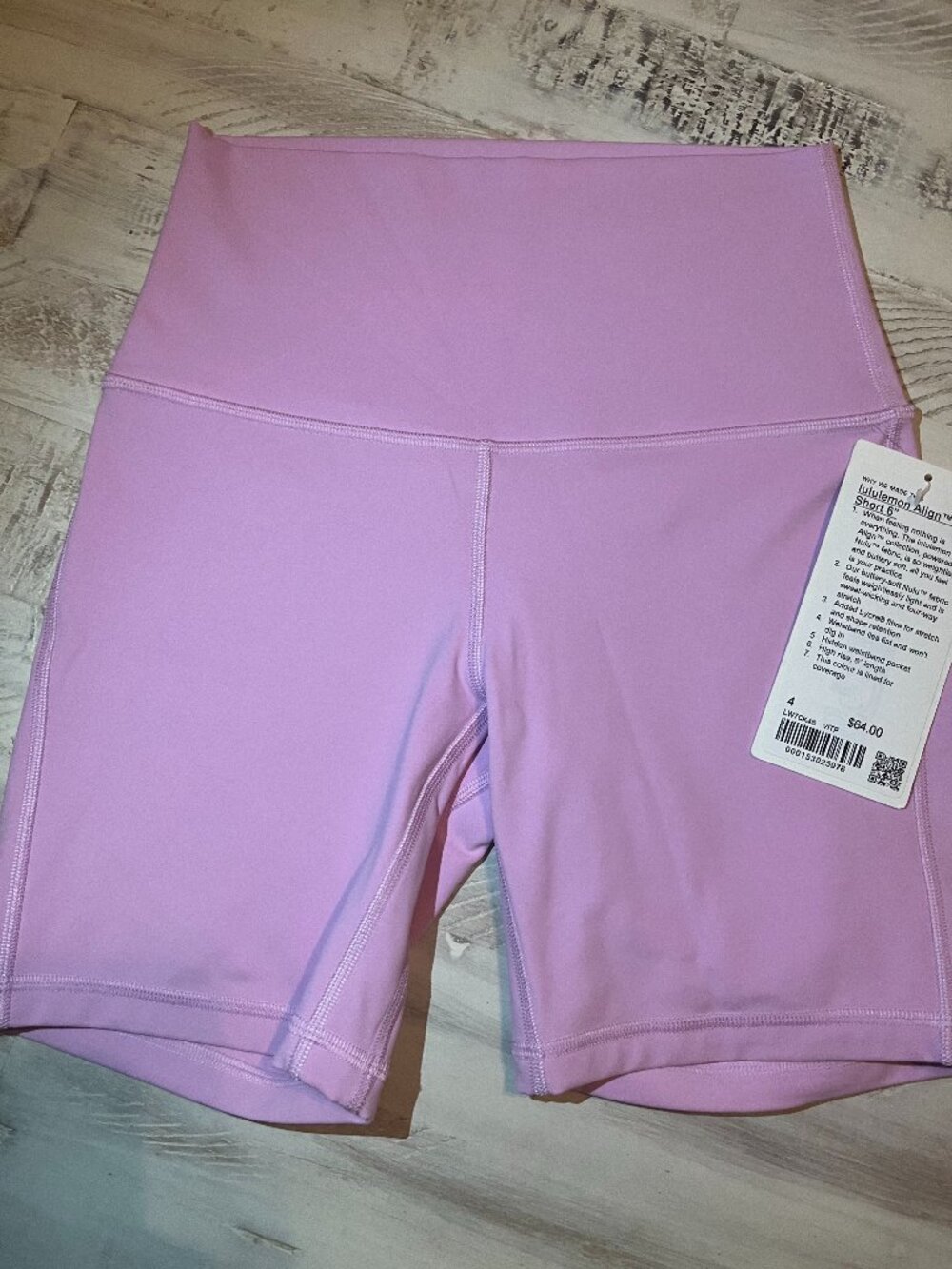 Lululemon Align High Rise Short 6" Size 4